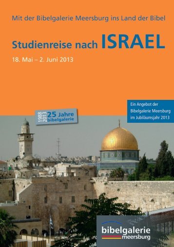 Studienreise nach ISrael