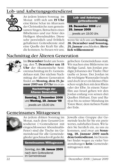 Gemeindebrief Dezember 2008/Januar 2009 - Evangelische ...