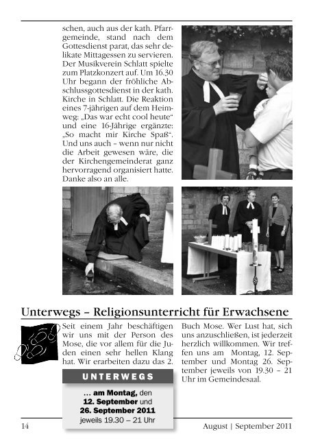 Gemeindebrief August/September 2011 - Evangelische ...