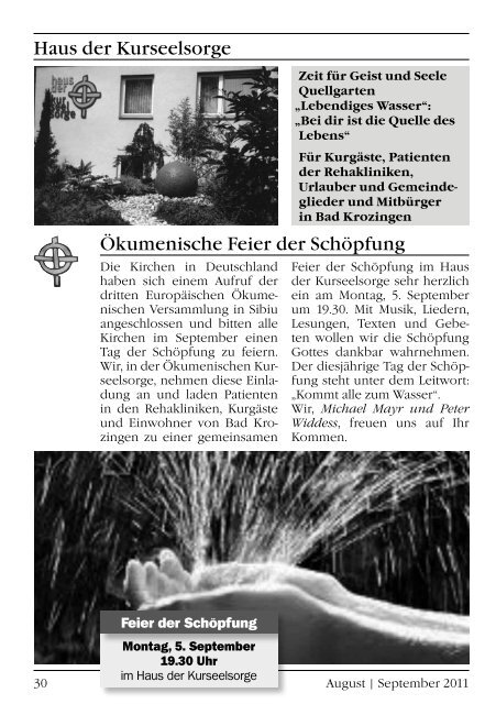 Gemeindebrief August/September 2011 - Evangelische ...