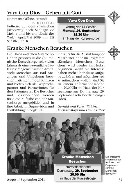 Gemeindebrief August/September 2011 - Evangelische ...