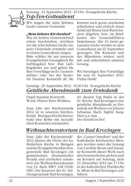 Gemeindebrief August/September 2012 - Evangelische ...