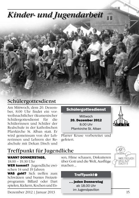 Gemeindebrief Dezember 2012/Januar 2013 - Evangelische ...