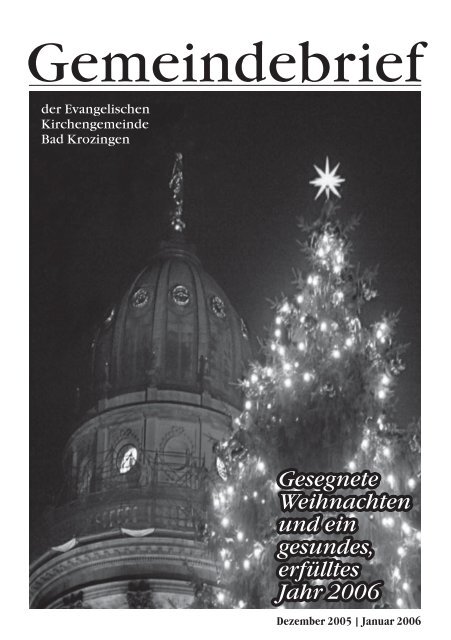 Gemeindebrief Dezember 2005/Januar 2006 - Evangelische ...