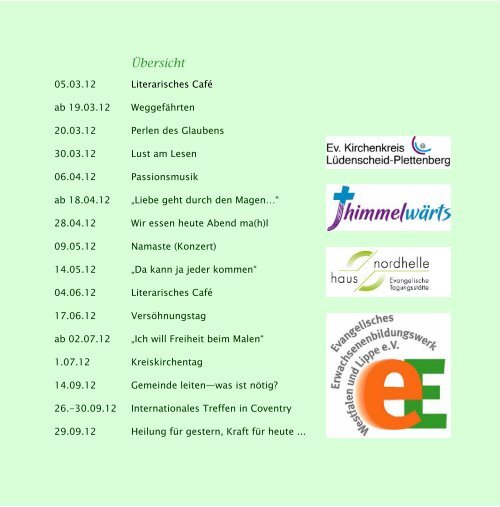 Bildungsflyer 2012 Fassung vom 8. Januar - Ev. Kirchenkreis ...