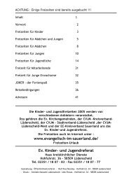 Ev. Kinder- und Jugendreferat - Ev. Kirchenkreis Lüdenscheid ...