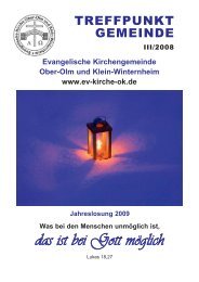 III / 2008 - Evangelische Kirchengemeinde Ober-Olm und Klein ...