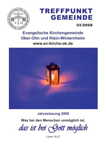 III / 2008 - Evangelische Kirchengemeinde Ober-Olm und Klein ...