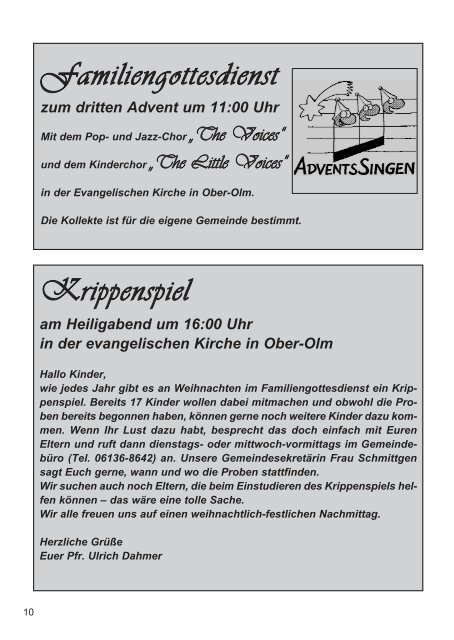 III / 2008 - Evangelische Kirchengemeinde Ober-Olm und Klein ...