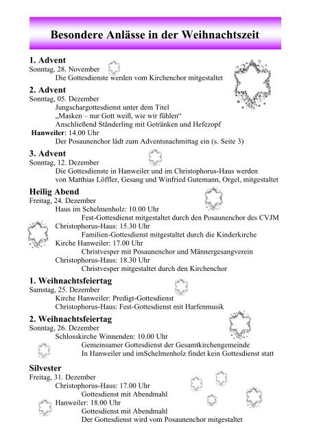 Lebenskraft Hoffnung - Evangelische Kirchengemeinde Winnenden