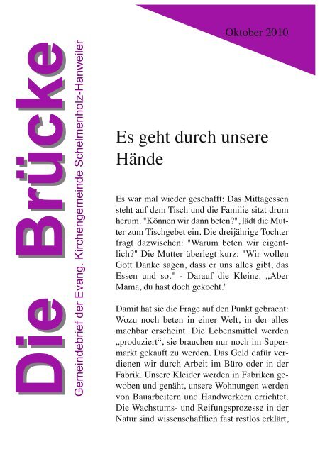 Oktober 2010 - Evangelische Kirchengemeinde Winnenden