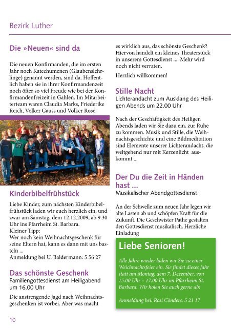 Evangelische Kirchengemeinde Herten - Ev. Kirchengemeinde Herten