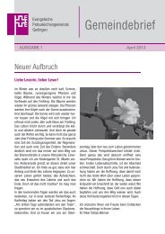 aktueller Gemeindebrief April 2013 [1,6 MB] - Evangelische ...