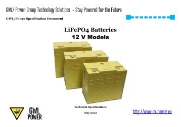 GWL/ Power Group Technology Solutions ? Stay ... - EV-Power