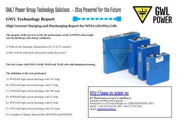 GWL/ Power Group Technology Solutions ? Stay ... - EV-Power