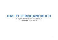 Elternhandbuch - Evangelische Schule Berlin Zentrum