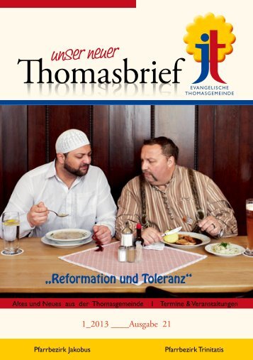 Gemeindebrief als pdf-Datei - der Thomasgemeinde