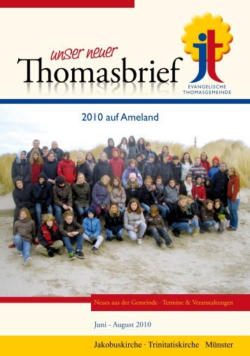 2010 auf Ameland - der Ev. Thomasgemeinde