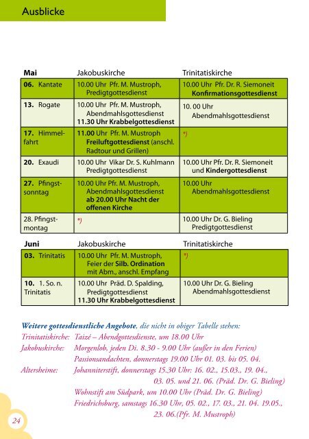 Gemeindebrief als pdf-Datei - der Thomasgemeinde