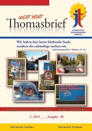 Gemeindebrief als pdf-Datei - der Ev. Thomasgemeinde