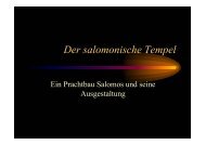 Der salomonische Tempel