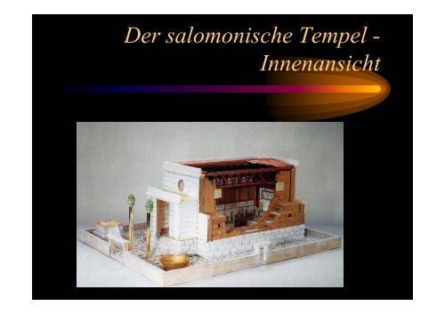 Der salomonische Tempel