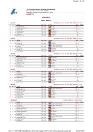 7th EVACI Ancona - European Veterans Athletic Association