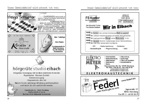 Evangelischer Gemeindebote Eibach Juli 2005 - Evang.-Luth ...