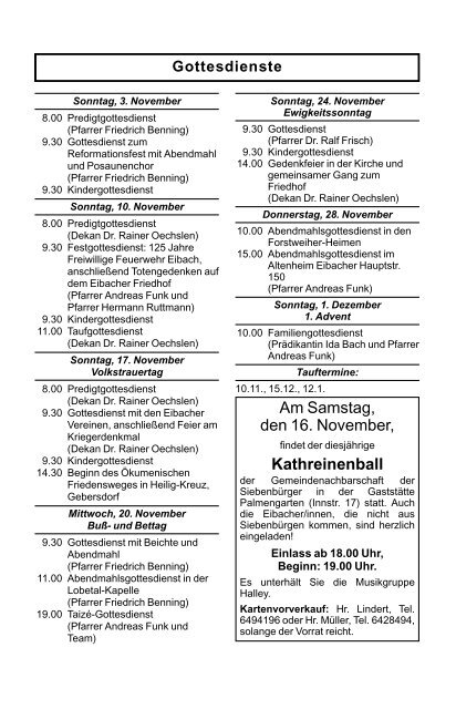 November 2002 - Evang.-Luth. Kirchengemeinde Nürnberg-Eibach