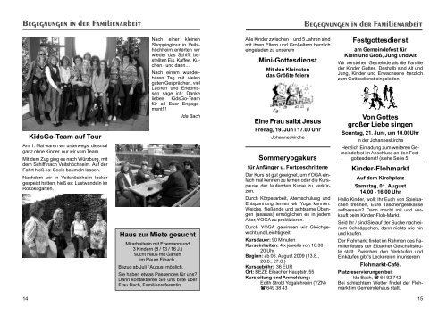 Juni / Juli 2009 - Evang.-Luth. Kirchengemeinde Nürnberg-Eibach