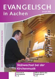 Evangelische Kirchengemeinde Aachen