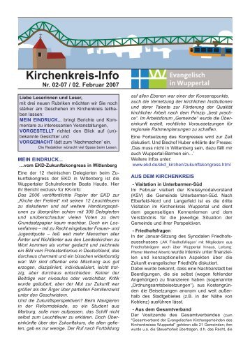 Kirchenkreis-Info - Evangelisch in Wuppertal