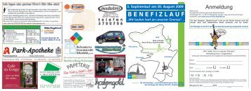 B E N E F I Z L A U F - Evangelisch in Wuppertal