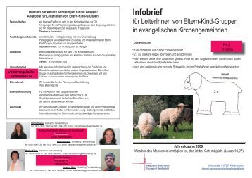 Infobrief - Evangelische Arbeitsstelle Bildung und Gesellschaft