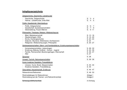 Philosophie, Theologie, Religion, Weltanschauung - Evangelische ...