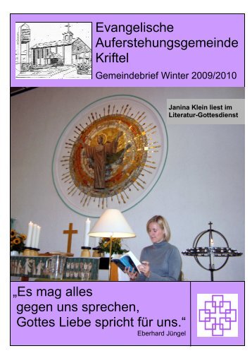 Winter 2009 - Evangelische Auferstehungsgemeinde Kriftel