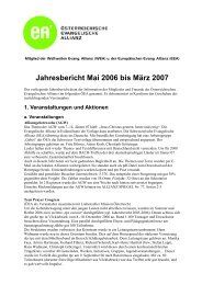 Jahr 2006-2007 - Österreichische Evangelische Allianz