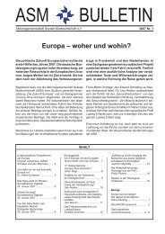 Europa - Aktionsgemeinschaft Soziale Marktwirtschaft