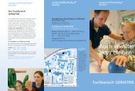 Auch im Alter aktiv bleiben - Evangelisches Krankenhaus Alsterdorf