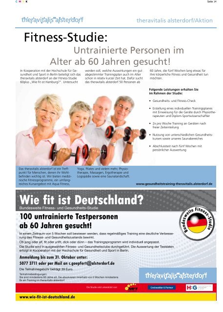 "besser gesund!" - Ausgabe 2 - Evangelisches Krankenhaus Alsterdorf