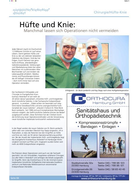 "besser gesund!" - Ausgabe 2 - Evangelisches Krankenhaus Alsterdorf
