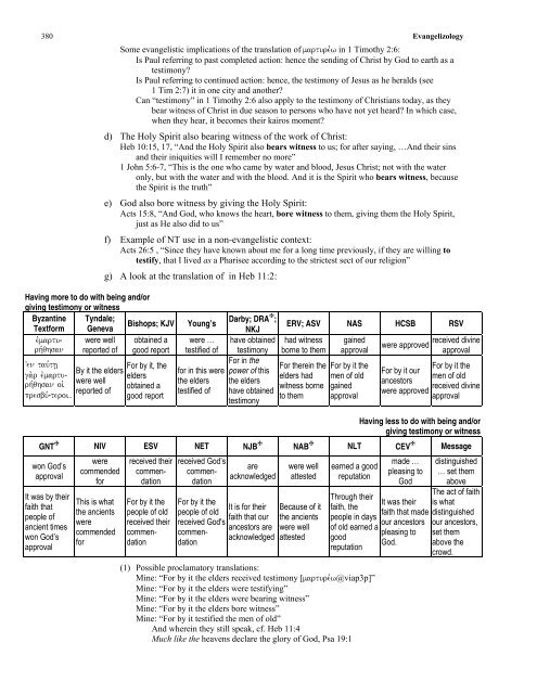 CHAPTER 7 Defining Evangelizing - Evangelism Unlimited