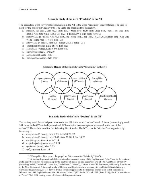 CHAPTER 7 Defining Evangelizing - Evangelism Unlimited