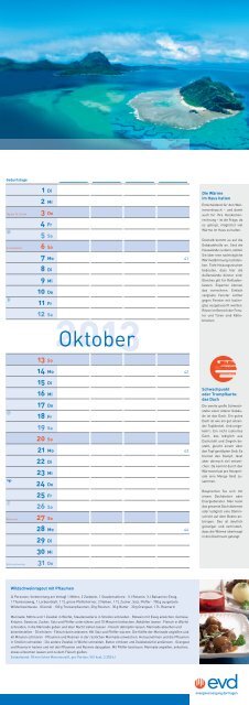 Energiekalender - EVD Energieversorgung Dormagen GmbH