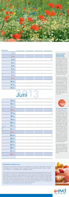 Energiekalender - EVD Energieversorgung Dormagen GmbH