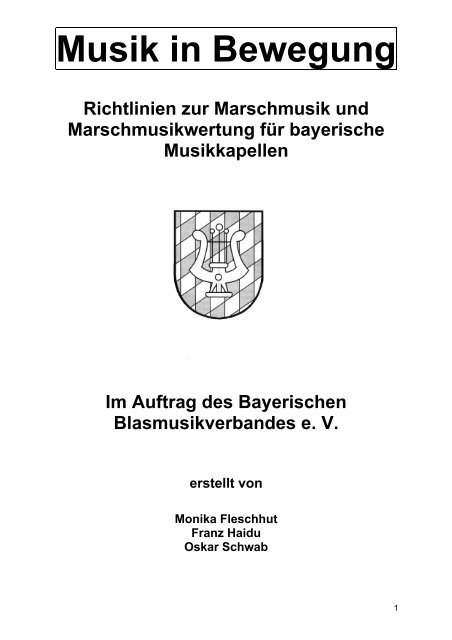 Richtlinie Musik in bewegung - ASM - Bezirk 6 - Memmingen