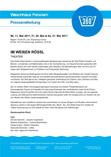 IM WEIßEN RÖSSL - event verteiler .de