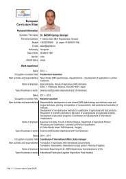 Europass Curriculum Vitae - Hungarian Eventing