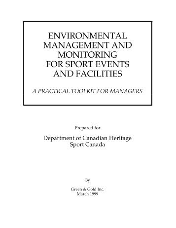 environmental management and monitoring for ... - Eventkultur.lab