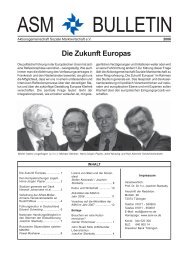 Die Zukunft Europas - Aktionsgemeinschaft Soziale Marktwirtschaft